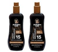 Australian Gold SPF 15 Spray Gel Bronzer, 473,2 ml (lot de 2)