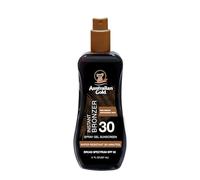 AUSTRALIAN GOLD SPF 30 Spray Gel Sunscreen with Instant Bronzer 8 fl oz (237 ml) Crème Solaire en Gel Spray FPS 30 Bronzer Instantané