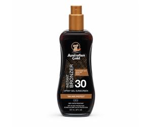 Australian Gold SPF30 Spray Gel with Bronzer 237 ml