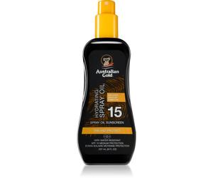 Australian Gold Spray Oil Sunscreen huile pour le corps en spray SPF 15 237 ml