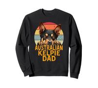 Australian Kelpie Dad Dog Retro Funny My Dogs are My Cardio Sweatshirt