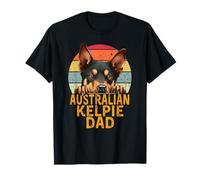 Australian Kelpie Dad Dog Retro Funny My Dogs are My Cardio T-Shirt