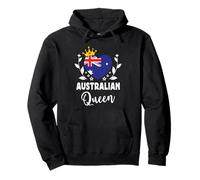 Australian Queen Australia Flag Proud Australian Woman Sweat à Capuche