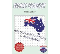 Australian Reptiles & Amphibians Word Search Puzzle Book: Word Searches with Easy ro Read Print about Australian Reptiles, Amphibians and More | 6x9 ... nature enthusiast; camping; hiking; leisure.