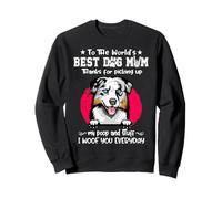 Australian Shepherd Best Dog Mom Dogs Lovers Mothers Day Sweatshirt