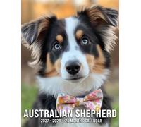 Australian Shepherd Calendar 2027 - 2028: 24 Month Planner Jan 2027 to Dec 2028 with US Holidays Large Monthly Planner for Home Office School and Family