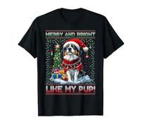 Australian Shepherd Christmas Tree Decorations Dog Lover T-Shirt