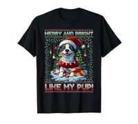 Australian Shepherd Christmas Tree Decorations Dog Lover T-Shirt