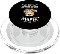 Australian Shepherd Mama Dog Lover Puppy Dog Mom Mothers Day PopSockets PopGrip pour MagSafe