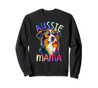 Australian Shepherd Mom Pop Art Berger australien pour femme Sweatshirt