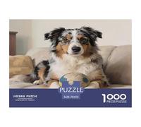 Australian Shepherd Puzzle De 1000 Pièces : Activité Familiale Idéale pour Les Week-Ends en Famille !