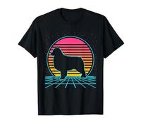 Australian Shepherd Retro Vintage 70s 80s Style Dog Lover T-Shirt