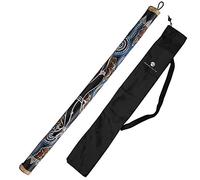Australian Treasures - Baton de pluie 100cm painted incluant un sac en nylon pour rainstick