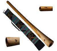 Australian Treasures - DIDGERIDOO: Natural Wood 120cm - incluant un sac de didgeridoo