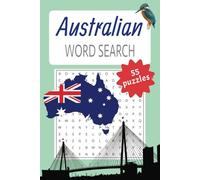 Australian Word Search: 55 Puzzles Featuring Wildlife, Cities, Slang, and Culture