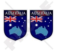 AUSTRALIE Australien Écusson Aussie, 75mm Vinyle Autocollants, x2 Stickers