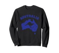 Australie avec Kangourou et Carte Sweatshirt