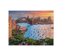 Australie, Baie pittoresque, Sydney, Australie，Puzzle pour Adultes 1000 Pièces en Papier Puzzles Jeu Cadeau Accueil Décoratif Mots Croisés（50x70cm）-D46