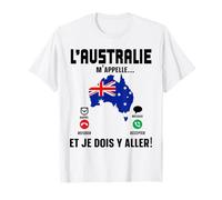 Australie cadeau voyage homme australien humour anniversaire T-Shirt