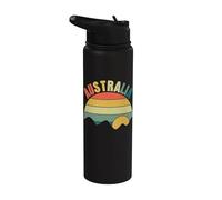 Australie Day Vintage Australian Love Australia Stainless Steel Insulated Water Bottle
