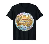 Australie Océanie Koala Dingo Tasmanie Emu T-Shirt