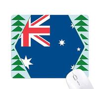 australie, oceanie pays symbole mark motif du drapeau national tapis de souris green pine tree tapis en caoutchouc
