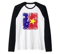 Australie Vietnam Demi-Drapeau Australien Vietnamien Histoire Manche Raglan
