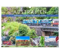 Australien - Metropolen ¿ Outback ¿ Regenwald ¿ Koalas (Wandkalender 2026 DIN A3 quer), CALVENDO Monatskalender: Einzigartige Landschaften und fazinierende Metropolen des 5. Kontinents.