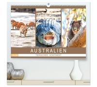 Australien, tierischer Kontinent (hochwertiger Premium Wandkalender 2026 DIN A2 quer), Kunstdruck in Hochglanz: Die einzigartige Tierwelt des 5. Kontinents in 12 Bildern