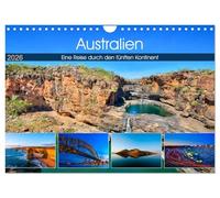 Australien - Travel The Gravel (Wandkalender 2026 DIN A4 quer), CALVENDO Monatskalender: Eine Reise durch den fünften Kontinent