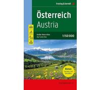 Austria Big Travel Atlas: with Camping and Caravanning 1:150,000 NEUF