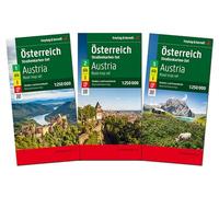 Cartes routières - Autriche (lot de 3 cartes) | Freytag & Berndt