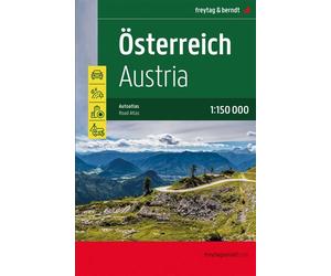 Austria supertouring Echelle 1 : 150 000, Edition bilingue allemand-anglais - Collectif - Freytag Et Brendt - broché - Atlas / carte