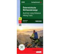Austrian long distance routes, Hiking map 1:800.000: OEWW by Freytag-Berndt NEUF