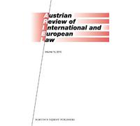 Austrian Review Of International And European Law, Volume 15 (2010)