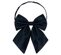 AUSUAYA DE-W-B1 - Nœud papillon pour femme - Lolita et cosplay - Cravate de bureau pour uniforme scolaire ou de bureau, Noir , taille unique