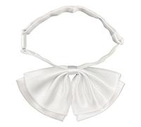 AUSUAYA Nœud papillon décontracté en soie pour femme, pré-noué, uniforme d'écolière japonais, kawaii Anime pour Lolita Floppy Cravate GB-FWBT-1, blanc, taille unique