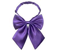AUSUAYA Nœud papillon en soie pour femme - Cravate de cou Lolita pour cosplay ou cadeau de fête des mères W-B1, lilas, taille unique