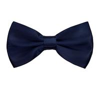 AUSUAYA Nœud papillon en soie pré-noué pour homme, adolescent, garçon, nœud papillon classique Tux pour mariage, Saint-Valentin, fête GBMBT3, bleu marine, taille unique