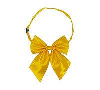 AUSUAYA Nœud papillon pour femmes, nœud papillon pour dames pour uniforme de dame ou cosplay d'anime de filles, accessoire de t-shirt et fête gothique d'Halloween GB-W-B1, doré, taille unique