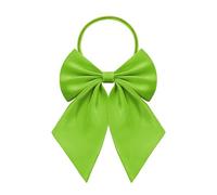 AUSUAYA Nœud papillon pour femmes, nœud papillon pour dames pour uniforme de dame ou cosplay d'anime de filles, accessoire de T-shirt et fête gothique d'Halloween GB-W-B1, vert pomme, taille unique
