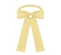 AUSUAYA Nœud papillon pré-noué en soie pour femme, écolière, uniforme de travail kawaii pour la Saint-Valentin GB-WBT-8, jaunâtre, taille unique