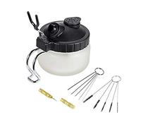 Ausuc aérographe Pistolet Lavage Nettoyage Outils 4 Set Kit de Nettoyage à l'aérographe,Pot de Nettoyage, brosses de Nettoyage, Nettoyage des Aiguilles,Aiguille Nettoyage