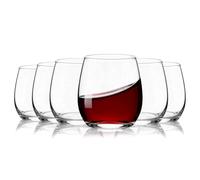 Ausune Spiegelau Lot de 6 verres à eau sans pied 480 ml pour différents types de vin Passe au lave-vaisselle