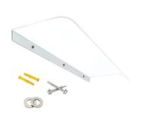 Autaire De Fenêtre - Cauvet Incurvée Pour La Porte D'entrée | Révision En Polycarbonate Extérieur | Proteection De Gel Protecttion UV Pluie Et Protection De La Neige | Roofing Du Jardin Pourr La Terra