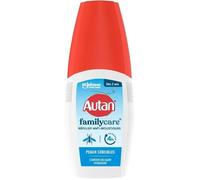 Autan Family Care Spray - Anti-Moustiques - Jusqu'à 4h De Protection Immédiate - Testé Dermatologiquement - 1 Spray, 100ml