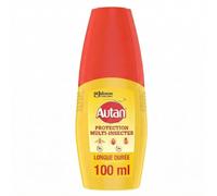 Autan Spray Multi-Insectes – Anti-moustiques (moustiques tigres, taons) – Protection jusqu'à 8h – 100 ml