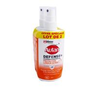 Autan Pack Défense Protection Longue Durée Spray 2x100ml