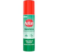 Autan Tropical Aérosol - Répulsif Moustiques Tigres et Tropicaux - Jusqu'à 8H de Protection - 1 Aerosol, 100ml