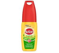 Autan Tropical Spray - Anti Moustiques, Moustiques Tigres Et Tropicaux - Jusqu'à 8h De Protection - 1 Spray, 100ml